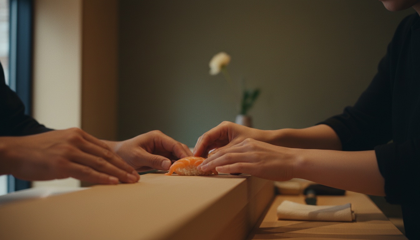Sushi Making Experience Nambaで寿司を握る体験イメージ