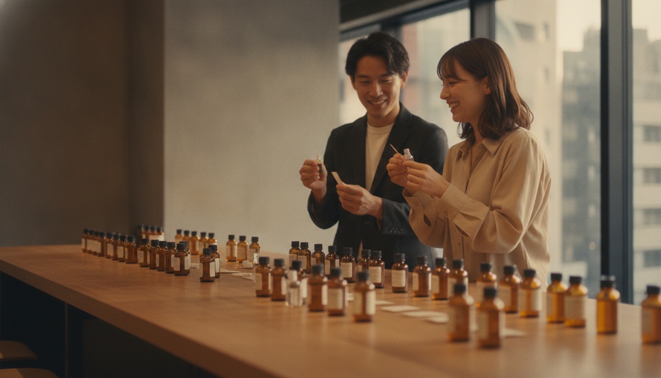 THE FLAVOR DESIGN STORE KUMAMOTO で香りを整える時間のイメージ