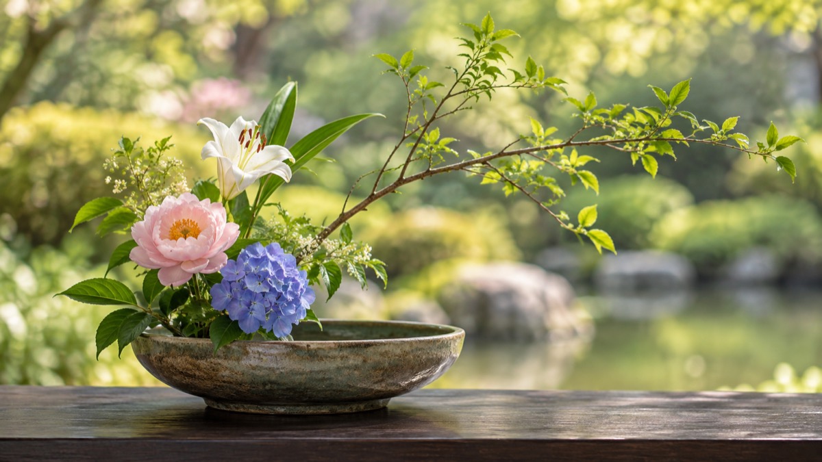 Illustrative image for ikebana; not the actual venue or included item