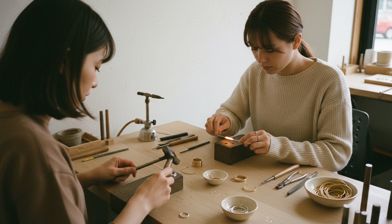 うつくしみ御徒町店 手作り指輪体験